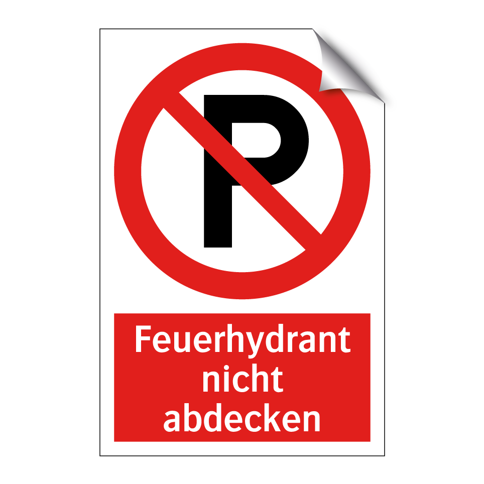 Feuerhydrant nicht abdecken