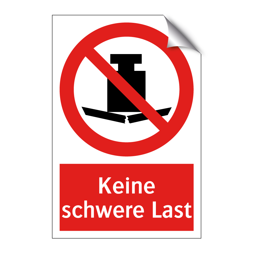 Keine schwere Last