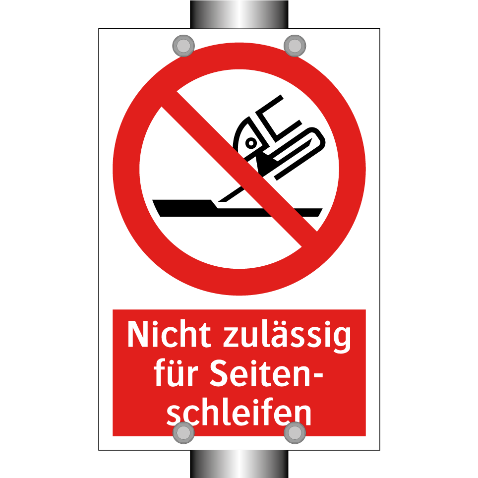 Nicht zulässig für Seiten- schleifen
