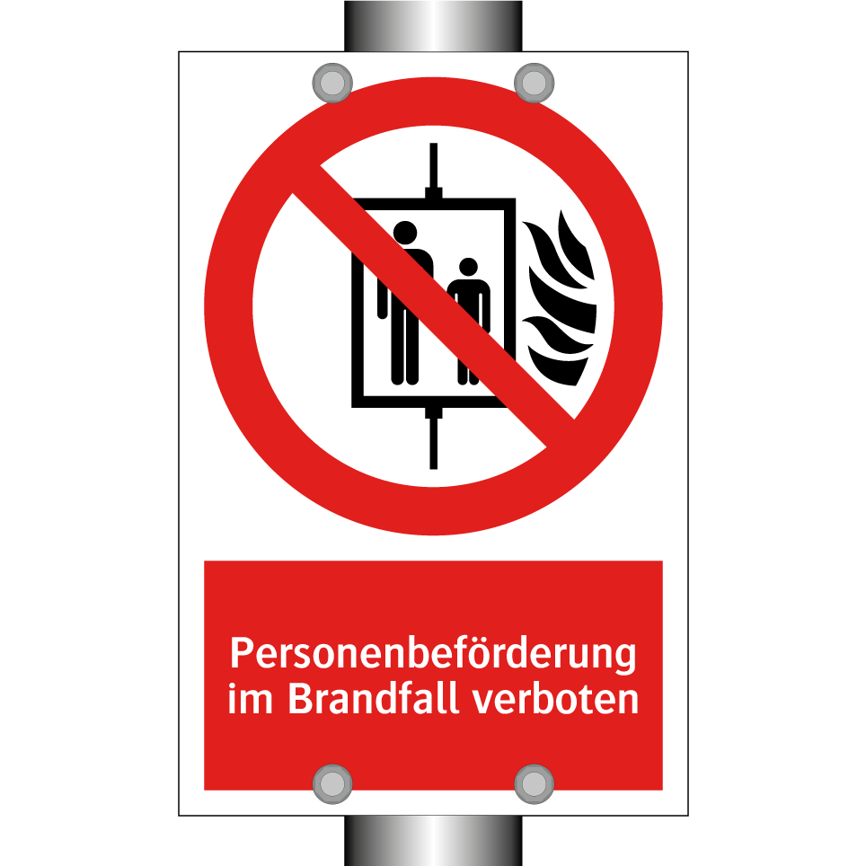Personenbeförderung im Brandfall verboten