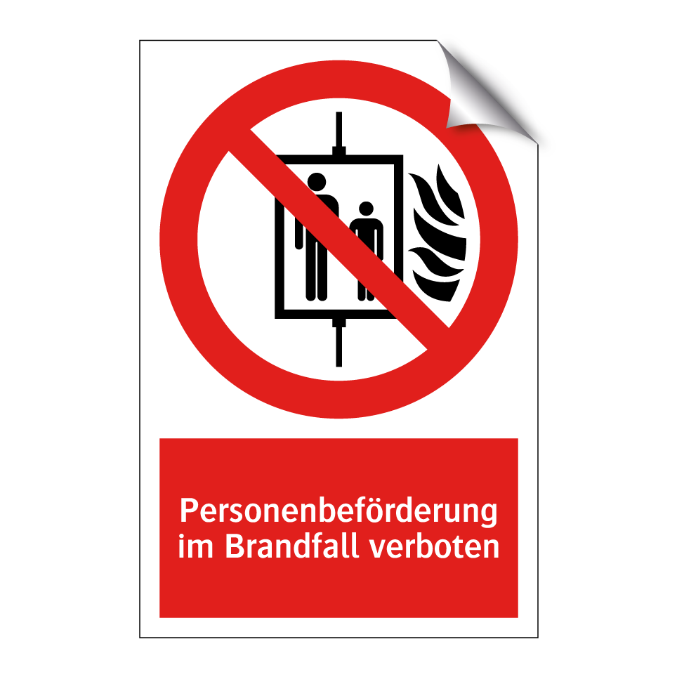 Personenbeförderung im Brandfall verboten