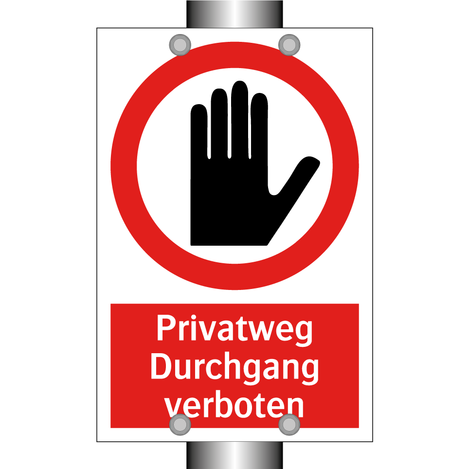 Privatweg Durchgang verboten