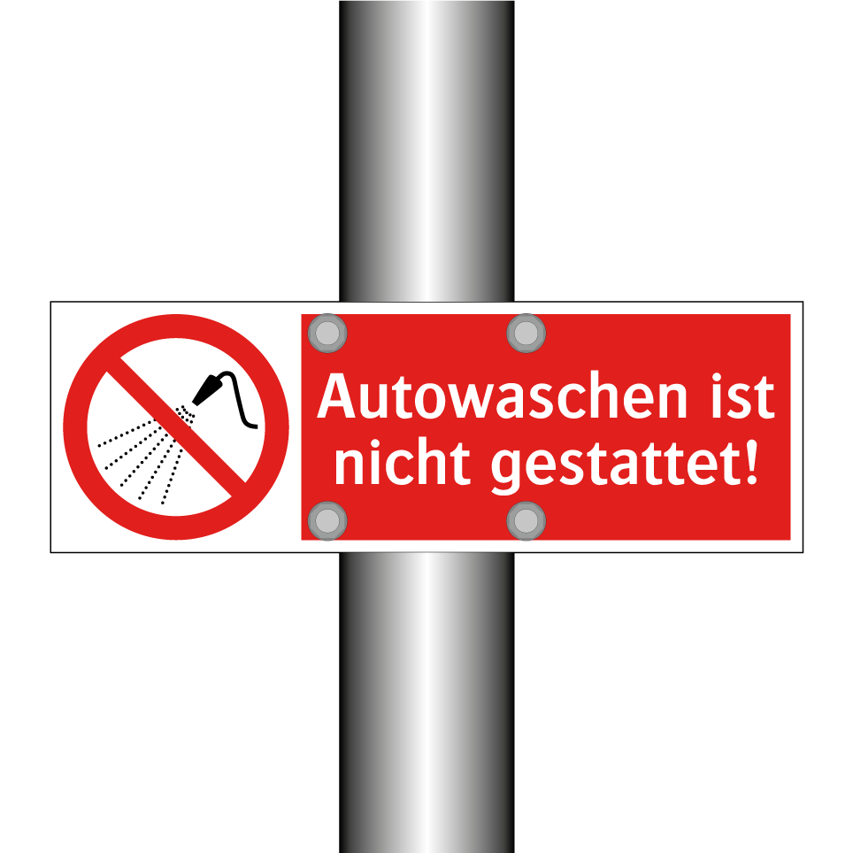 Autowaschen ist nicht gestattet!
