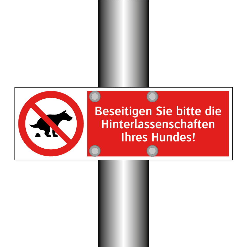 Beseitigen Sie bitte die Hinterlassenschaften Ihres Hundes!