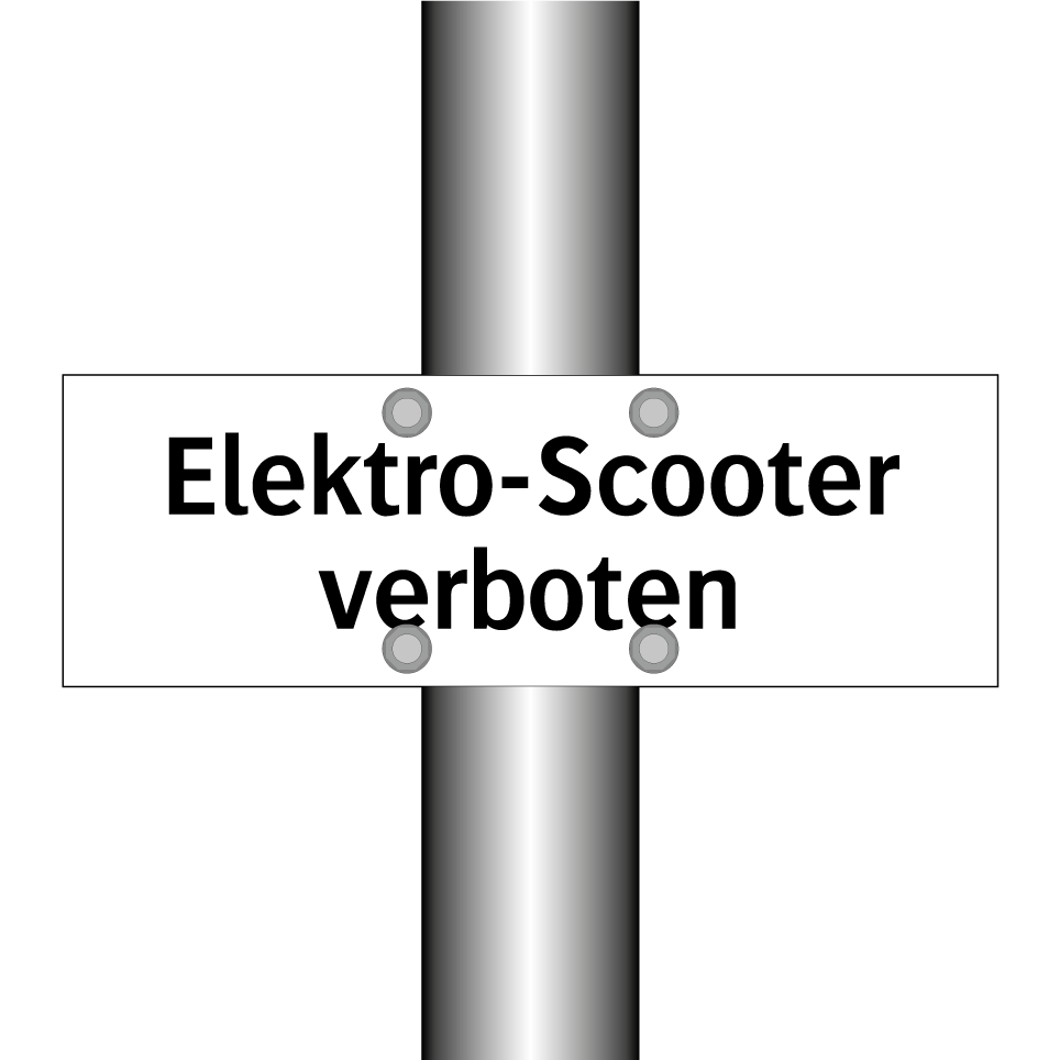 Elektro-Scooter verboten