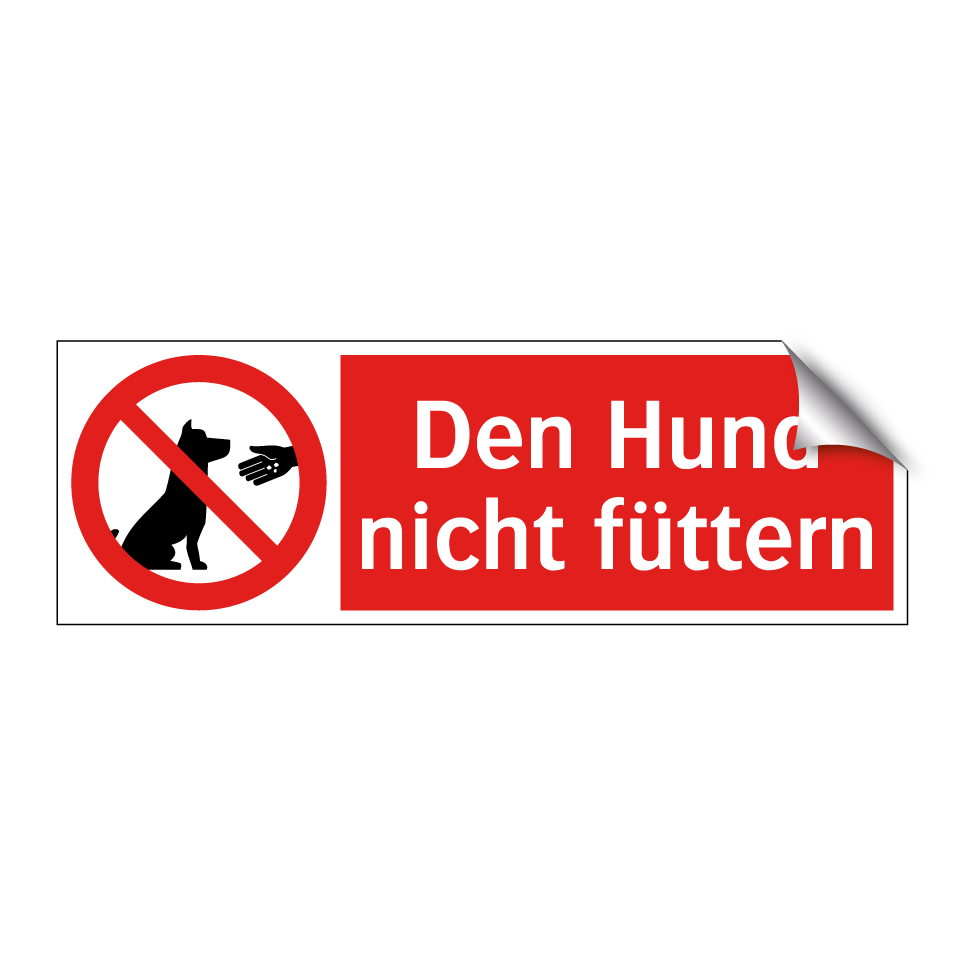 Den Hund nicht füttern