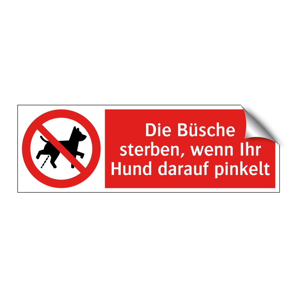 Die Büsche sterben, wenn Ihr Hund darauf pinkelt