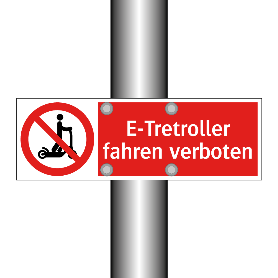 E-Tretroller fahren verboten