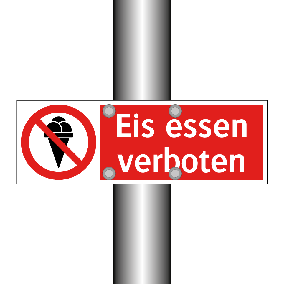 Eis essen verboten