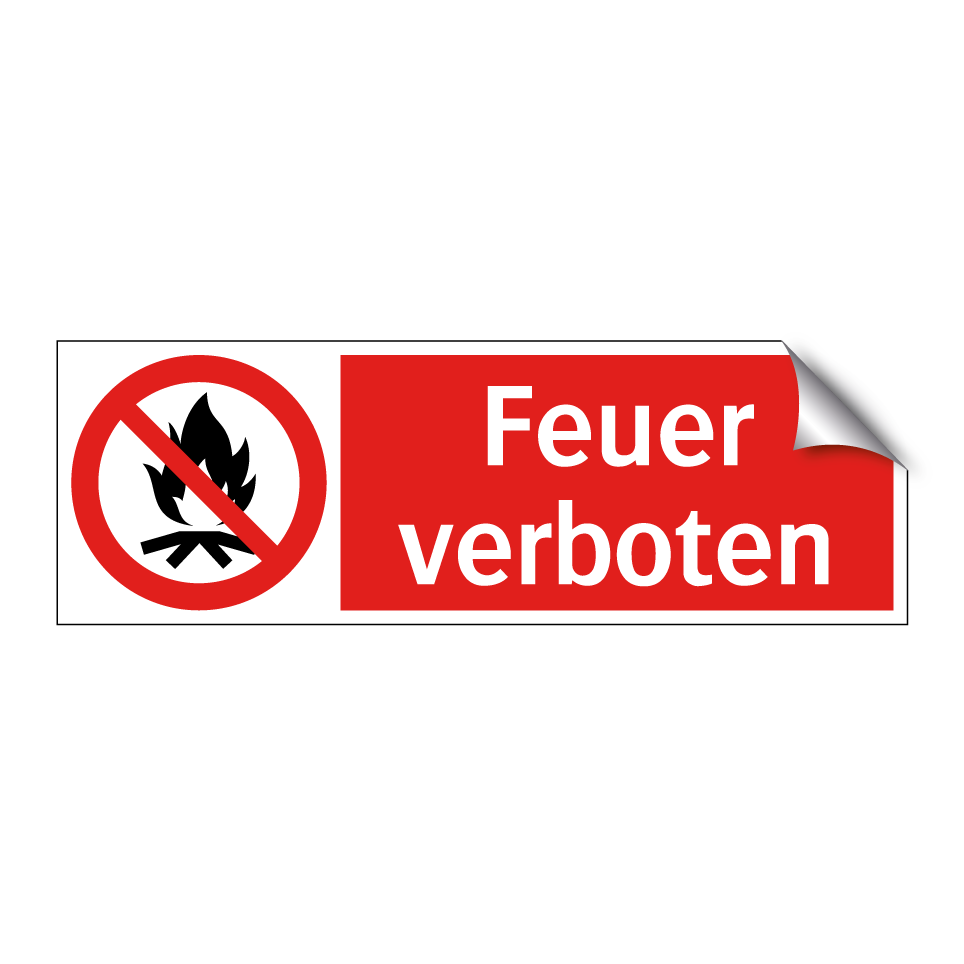 Feuer verboten