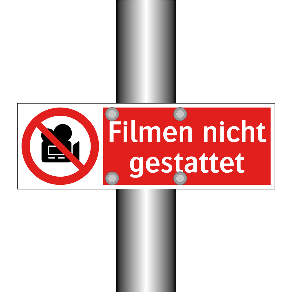 Filmen nicht gestattet