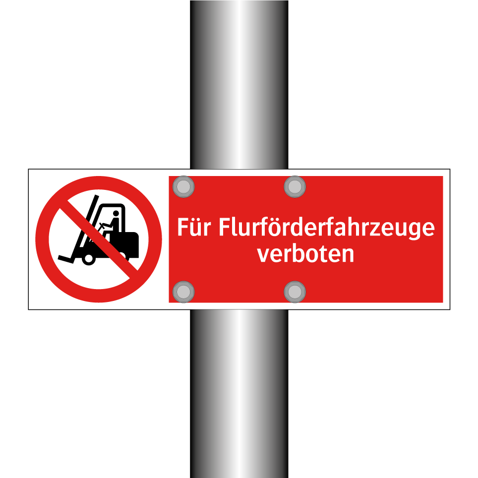 Für Flurförderfahrzeuge verboten
