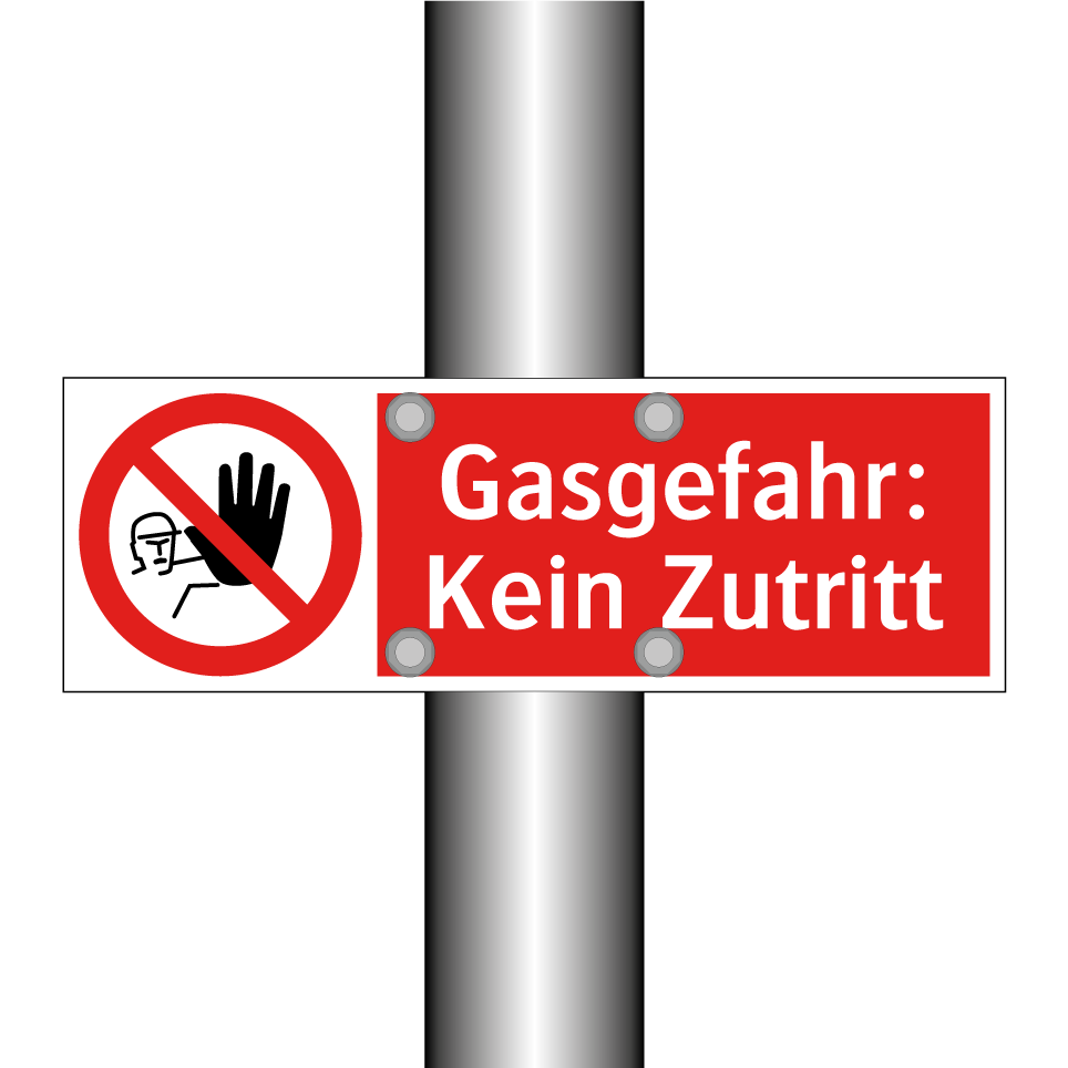 Gasgefahr: Kein Zutritt