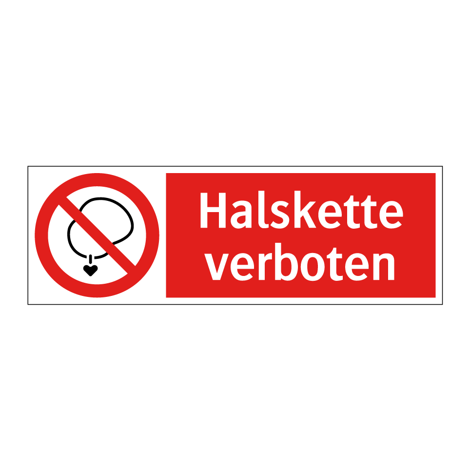 Halskette verboten