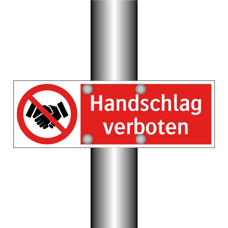 Handschlag verboten