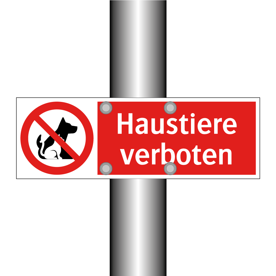 Haustiere verboten