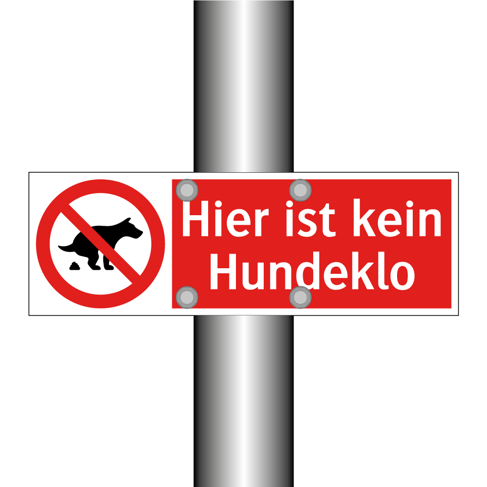 Hier ist kein Hundeklo