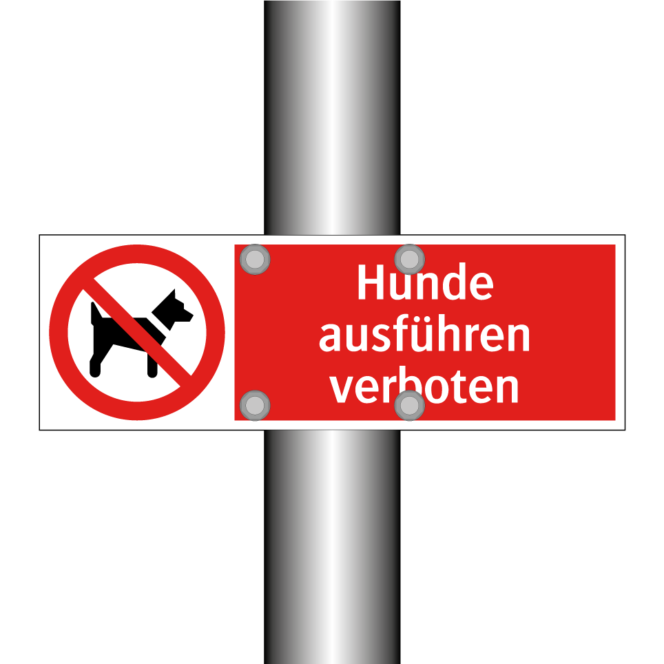 Hunde ausführen verboten