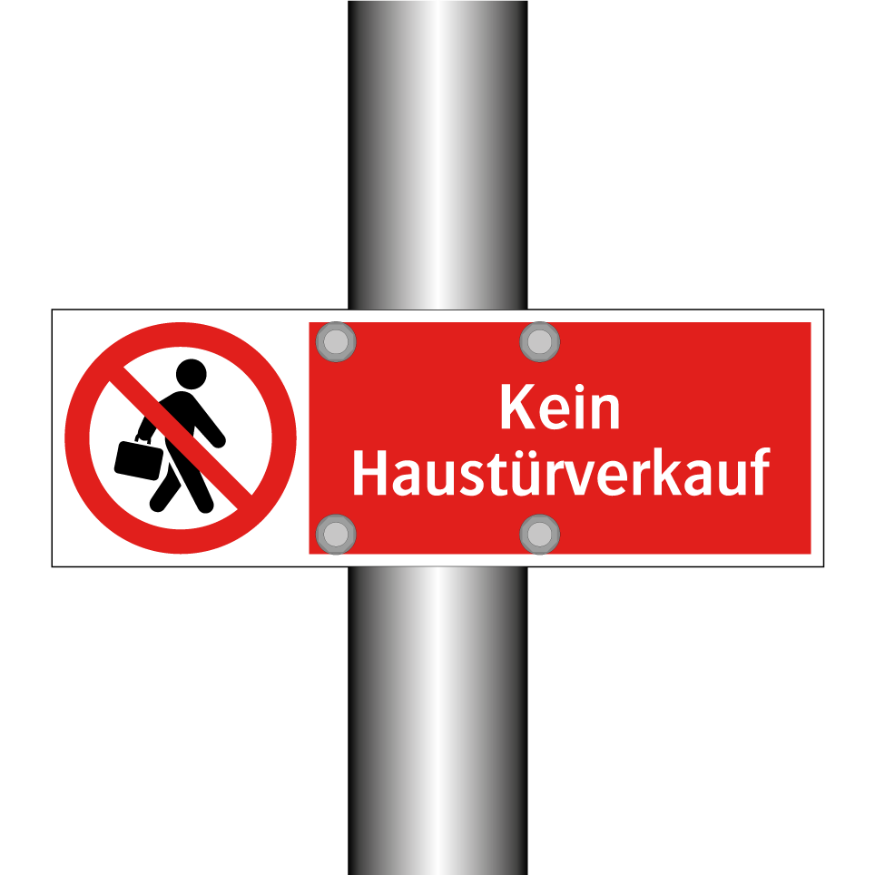 Kein Haustürverkauf