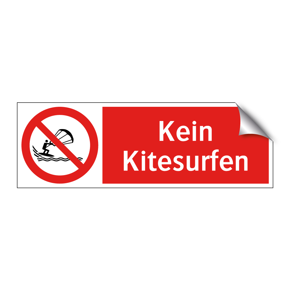 Kein Kitesurfen