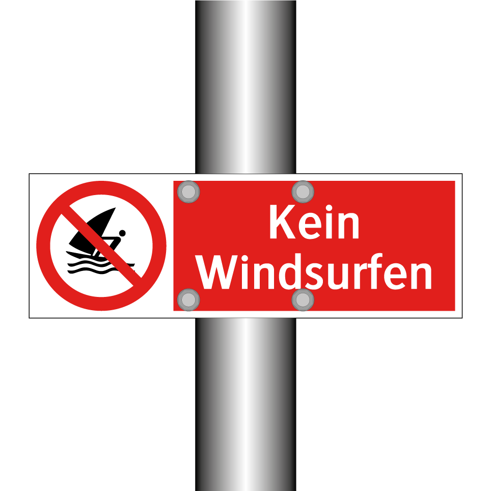 Kein Windsurfen