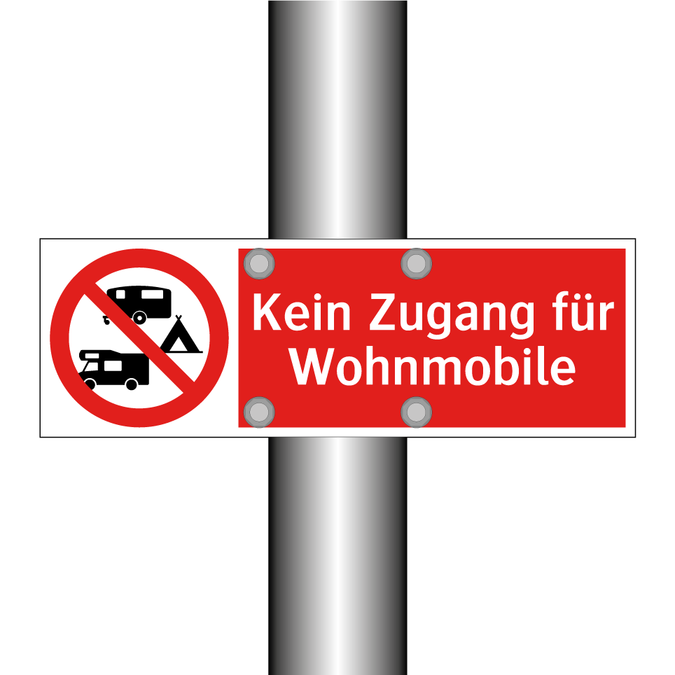 Kein Zugang für Wohnmobile