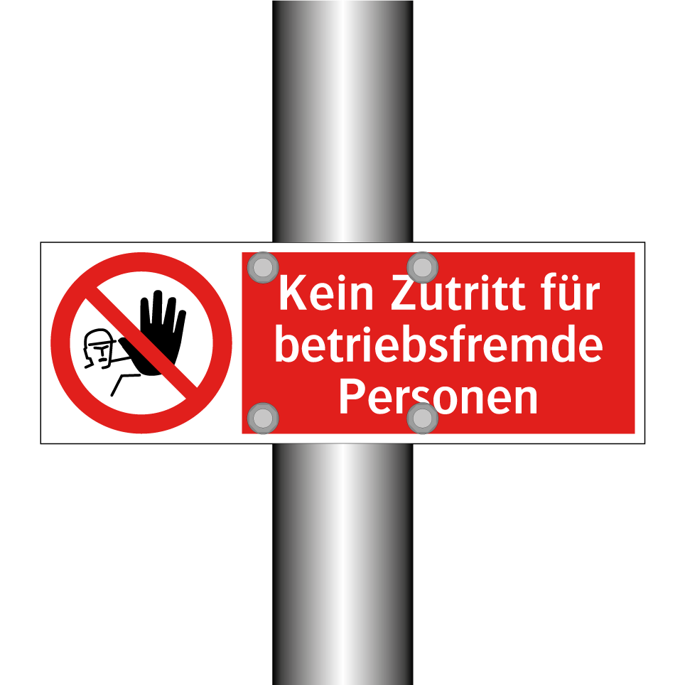 Kein Zutritt für betriebsfremde Personen