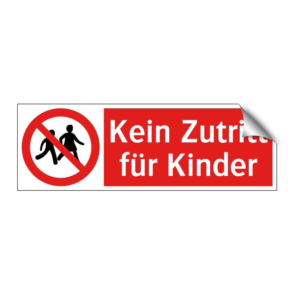 Kein Zutritt für Kinder