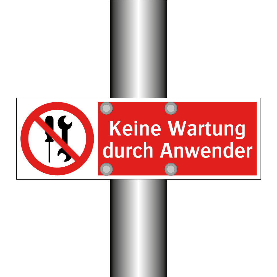 Keine Wartung durch Anwender