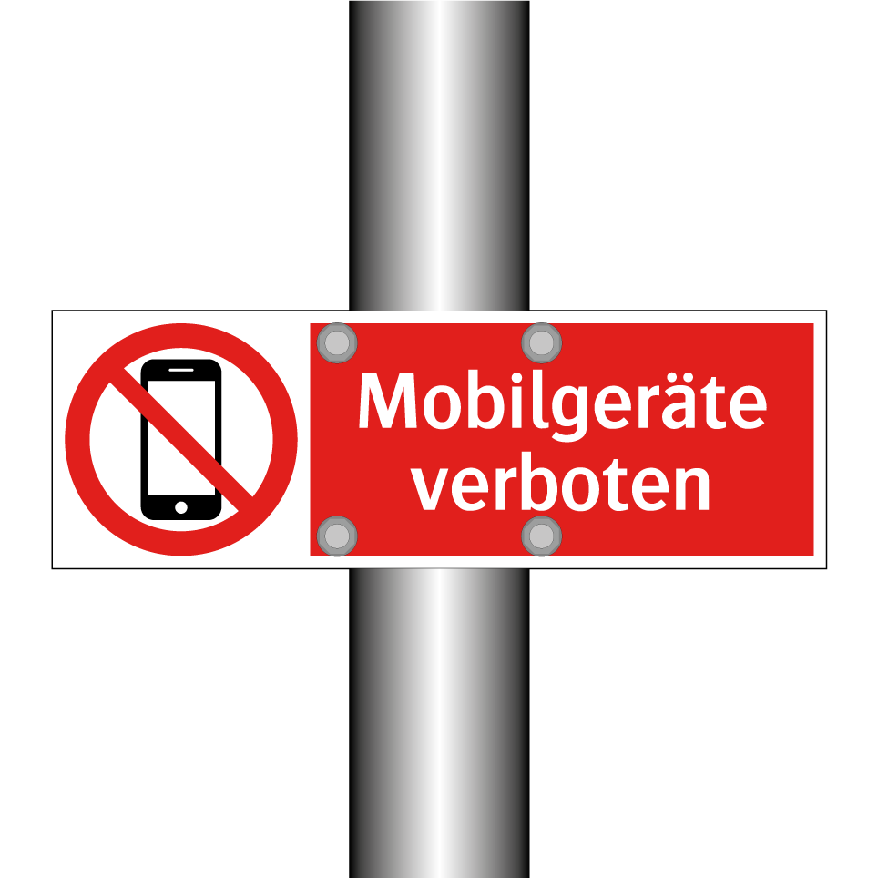 Mobilgeräte verboten