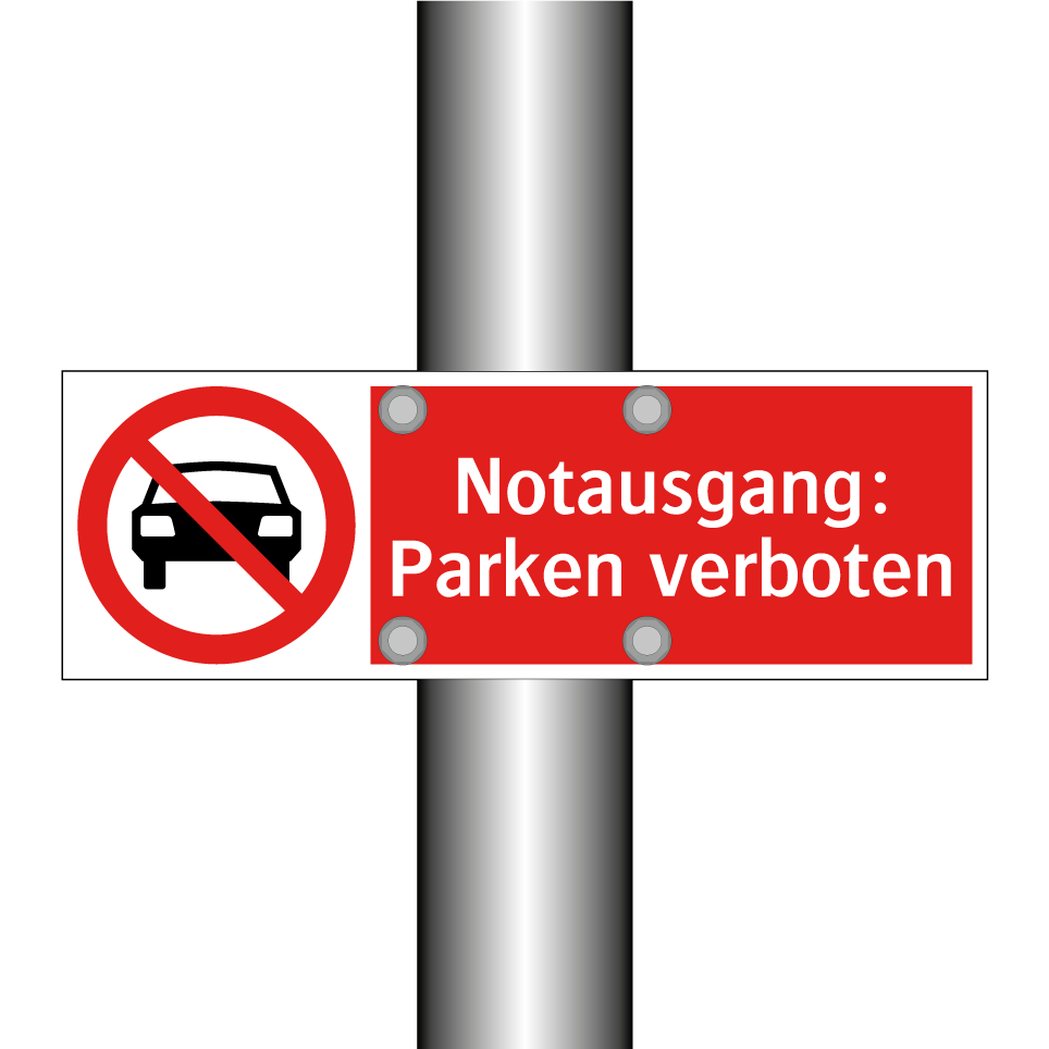 Notausgang: Parken verboten