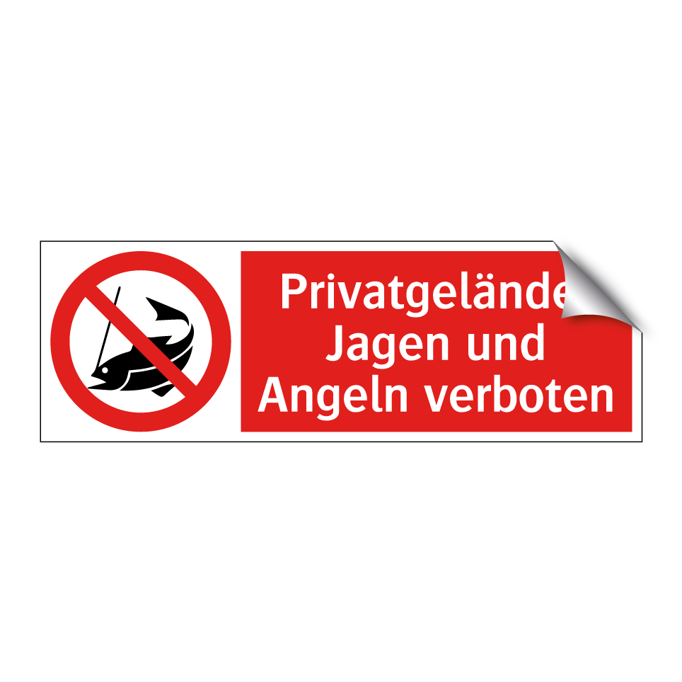 Privatgelände: Jagen und Angeln verboten