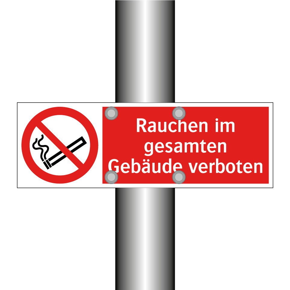 Rauchen im gesamten Gebäude verboten