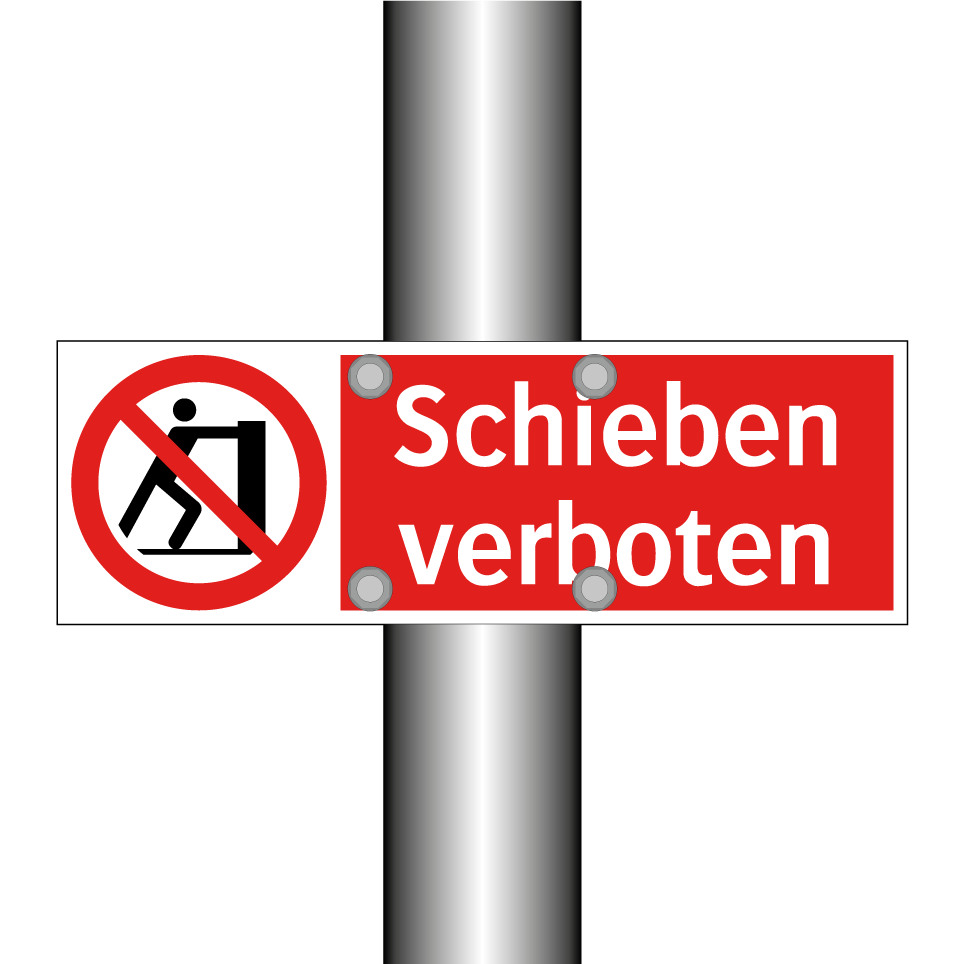 Schieben verboten