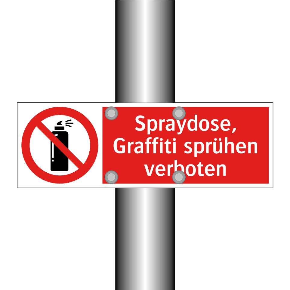 Spraydose, Graffiti sprühen verboten