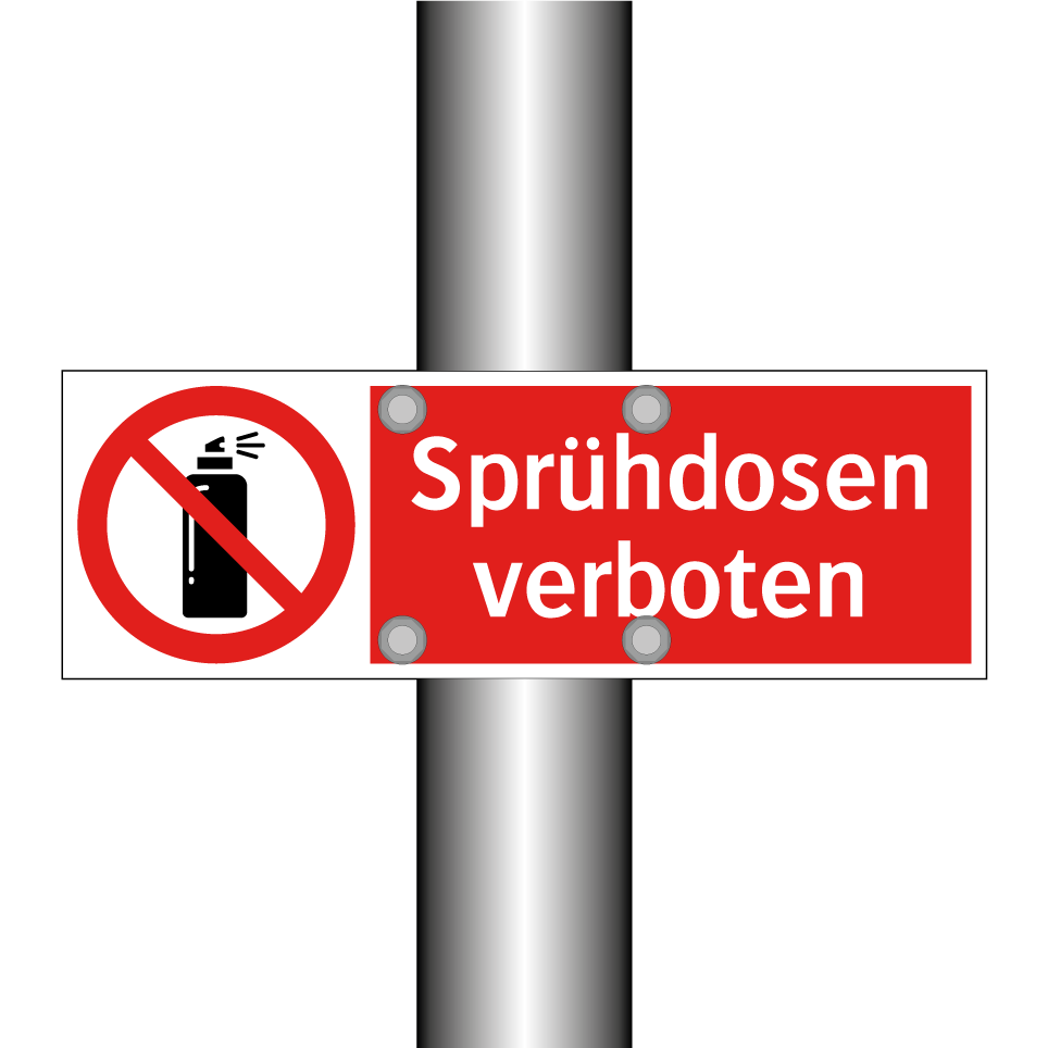 Sprühdosen verboten
