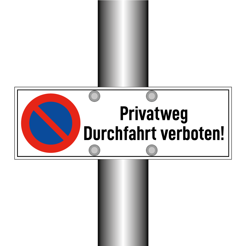 Privatweg Durchfahrt verboten!