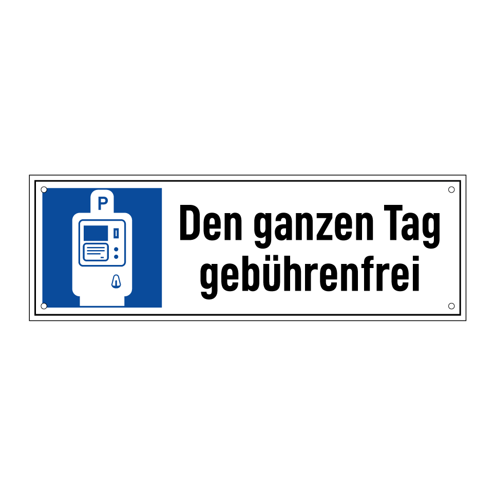 Den ganzen Tag gebührenfrei