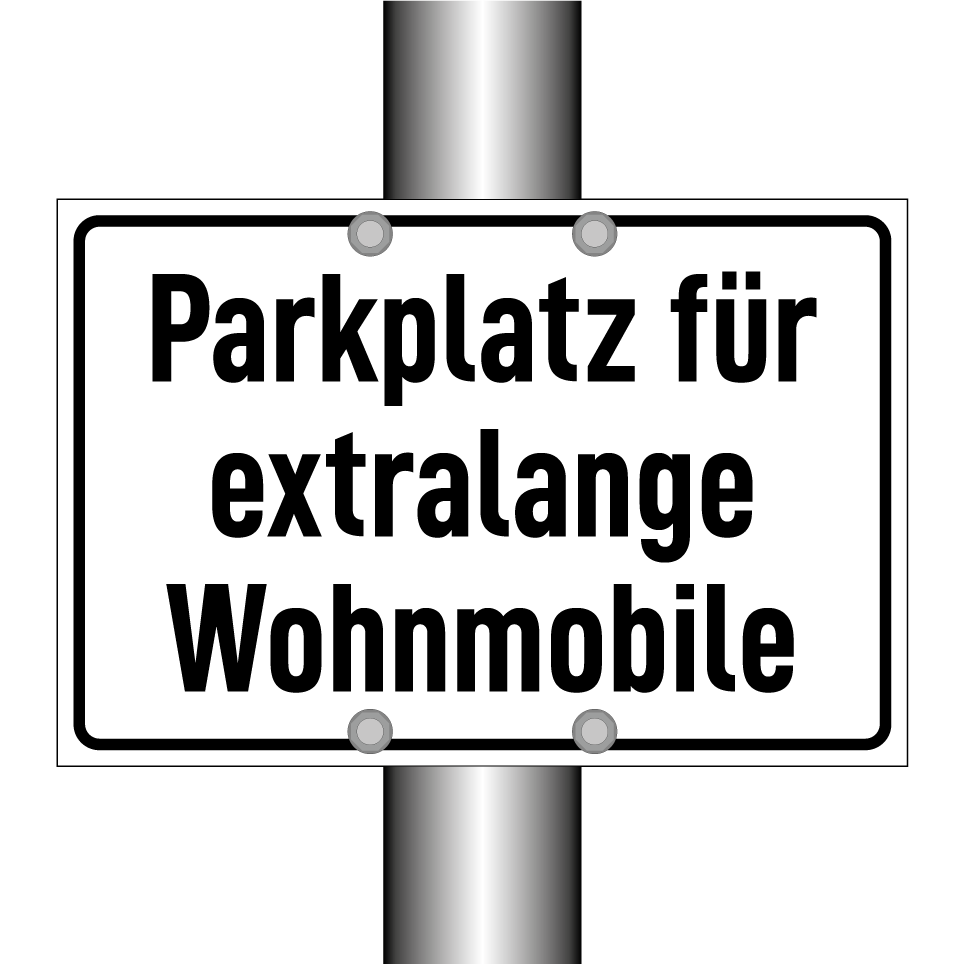 Parkplatz für extralange Wohnmobile