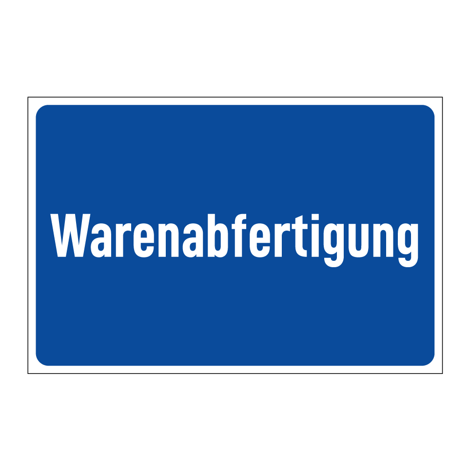 Warenabfertigung
