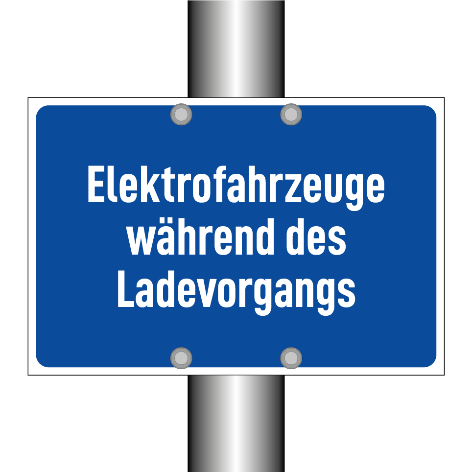 Elektrofahrzeuge während des Ladevorgangs