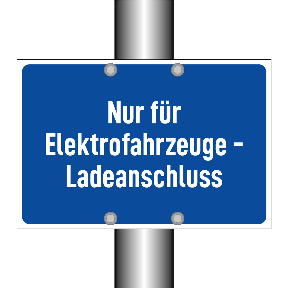 Nur für Elektrofahrzeuge - Ladeanschluss