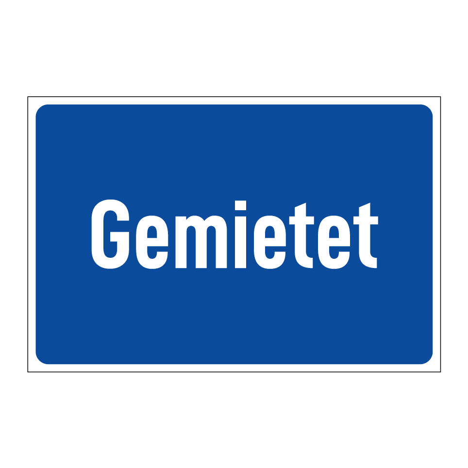 Gemietet