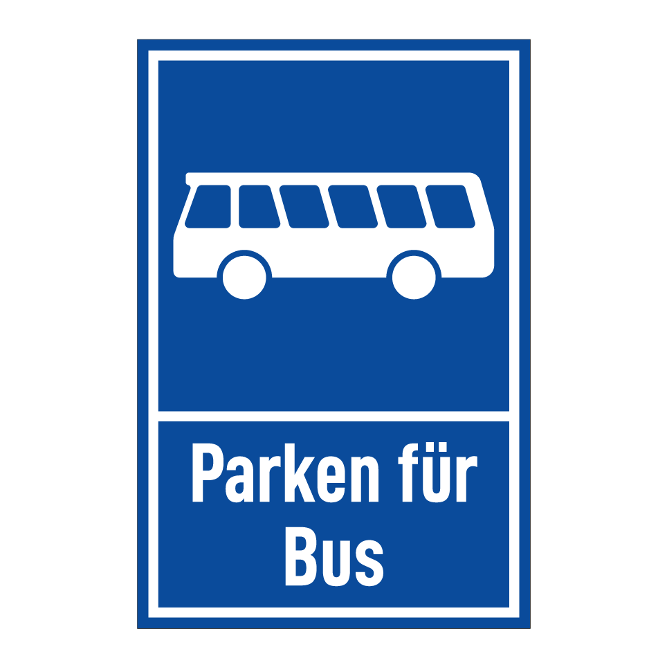 Parken für Bus