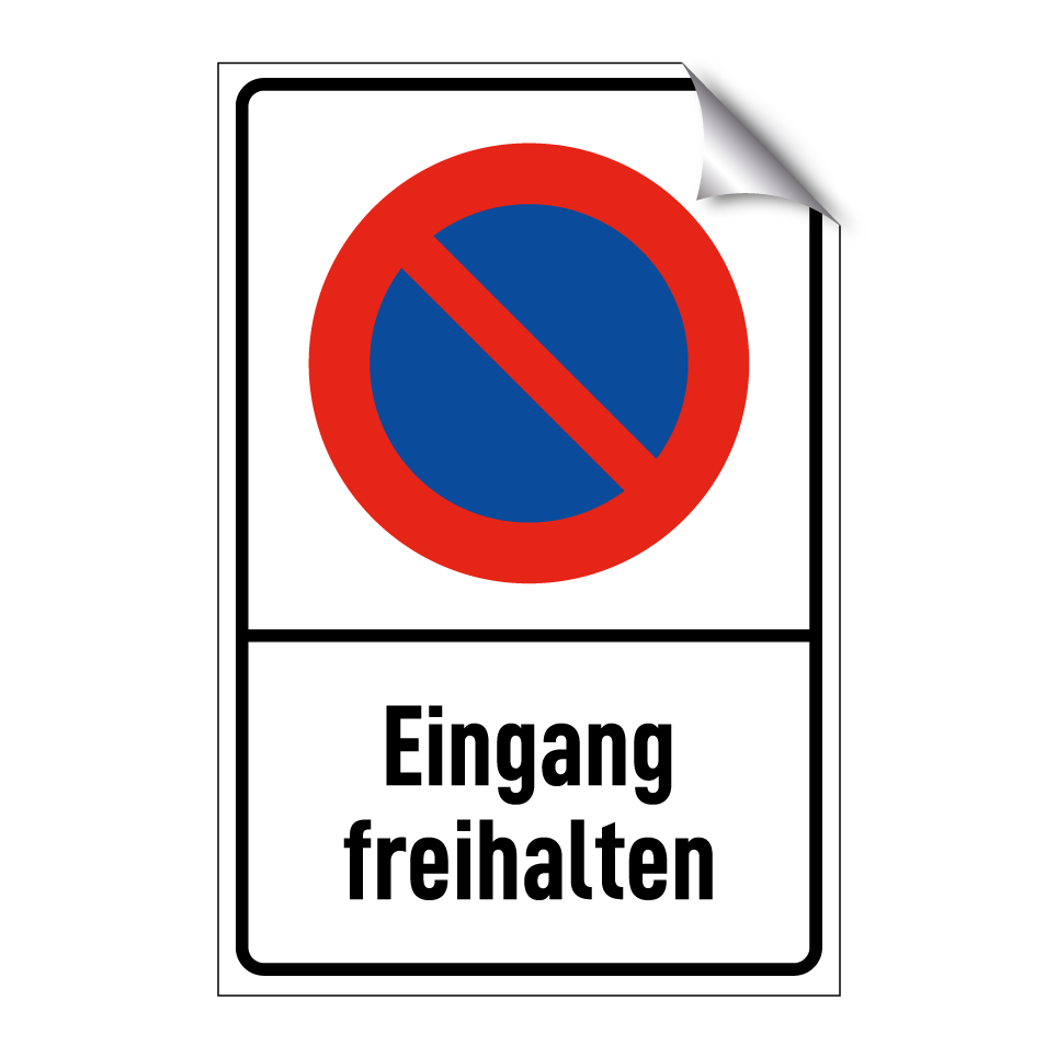 Eingang freihalten