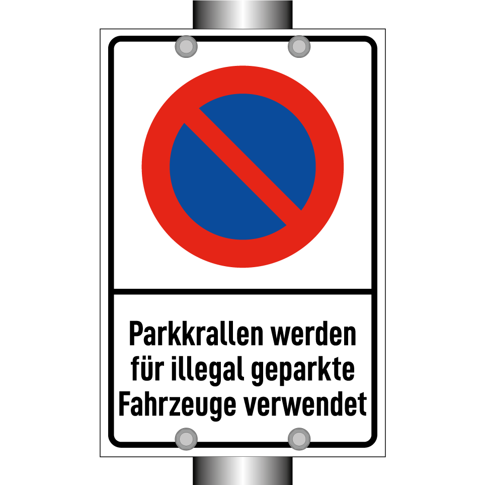 Parkkrallen werden für illegal geparkte Fahrzeuge verwendet