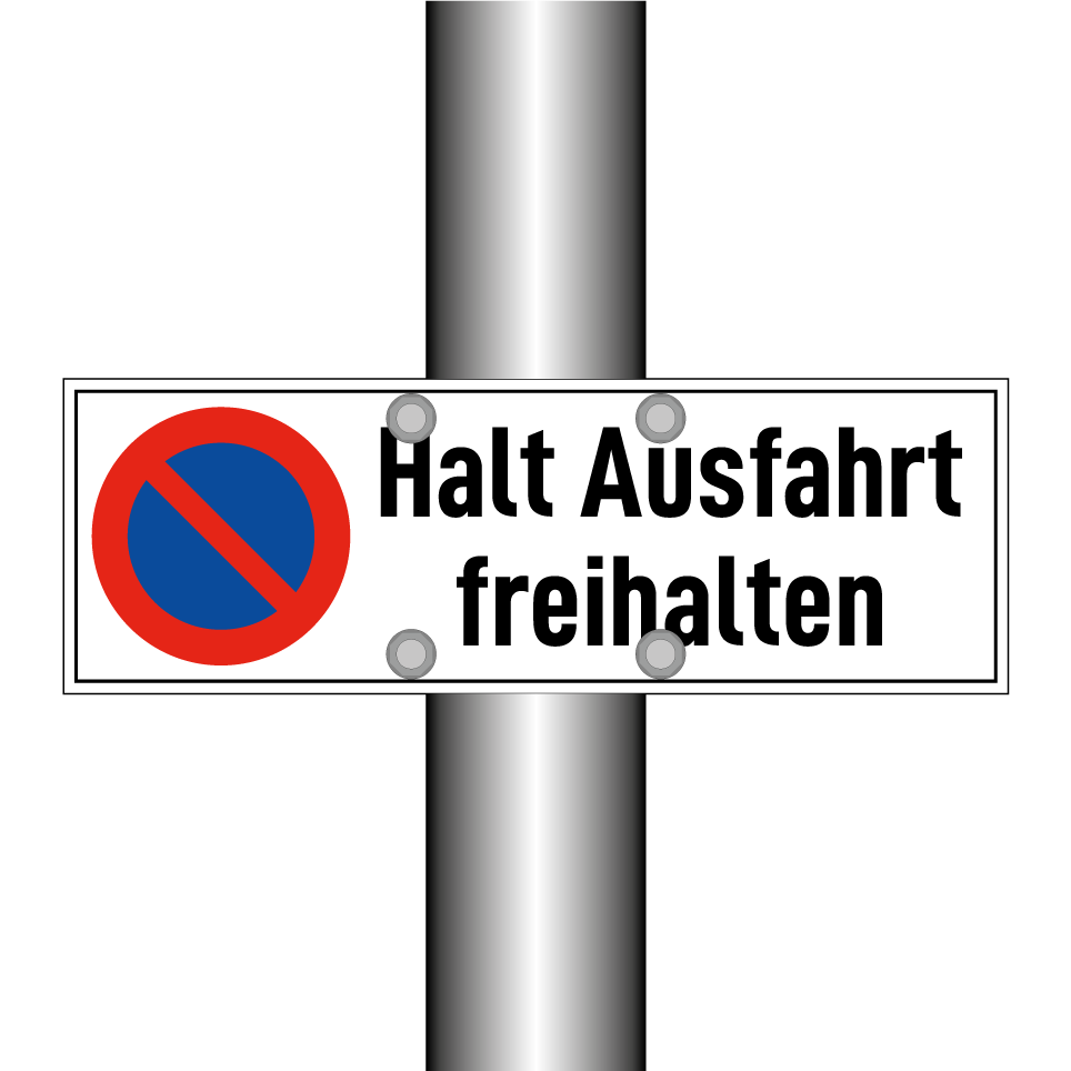 Halt Ausfahrt freihalten