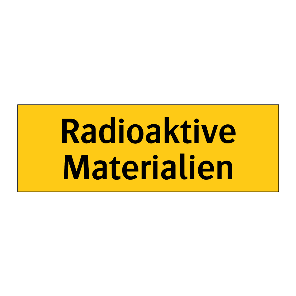 Radioaktive Materialien