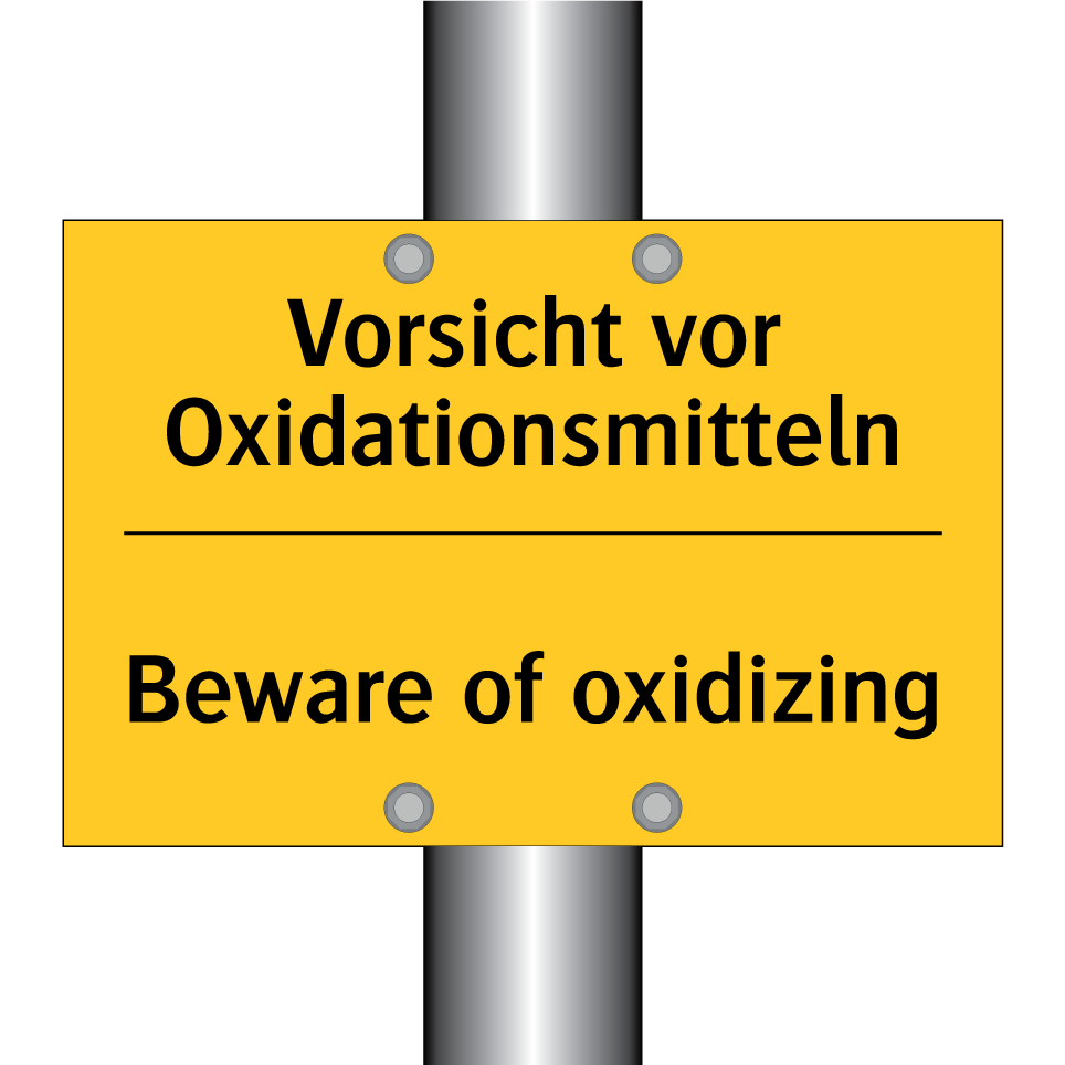 Vorsicht vor Oxidationsmitteln - Beware of oxidizing