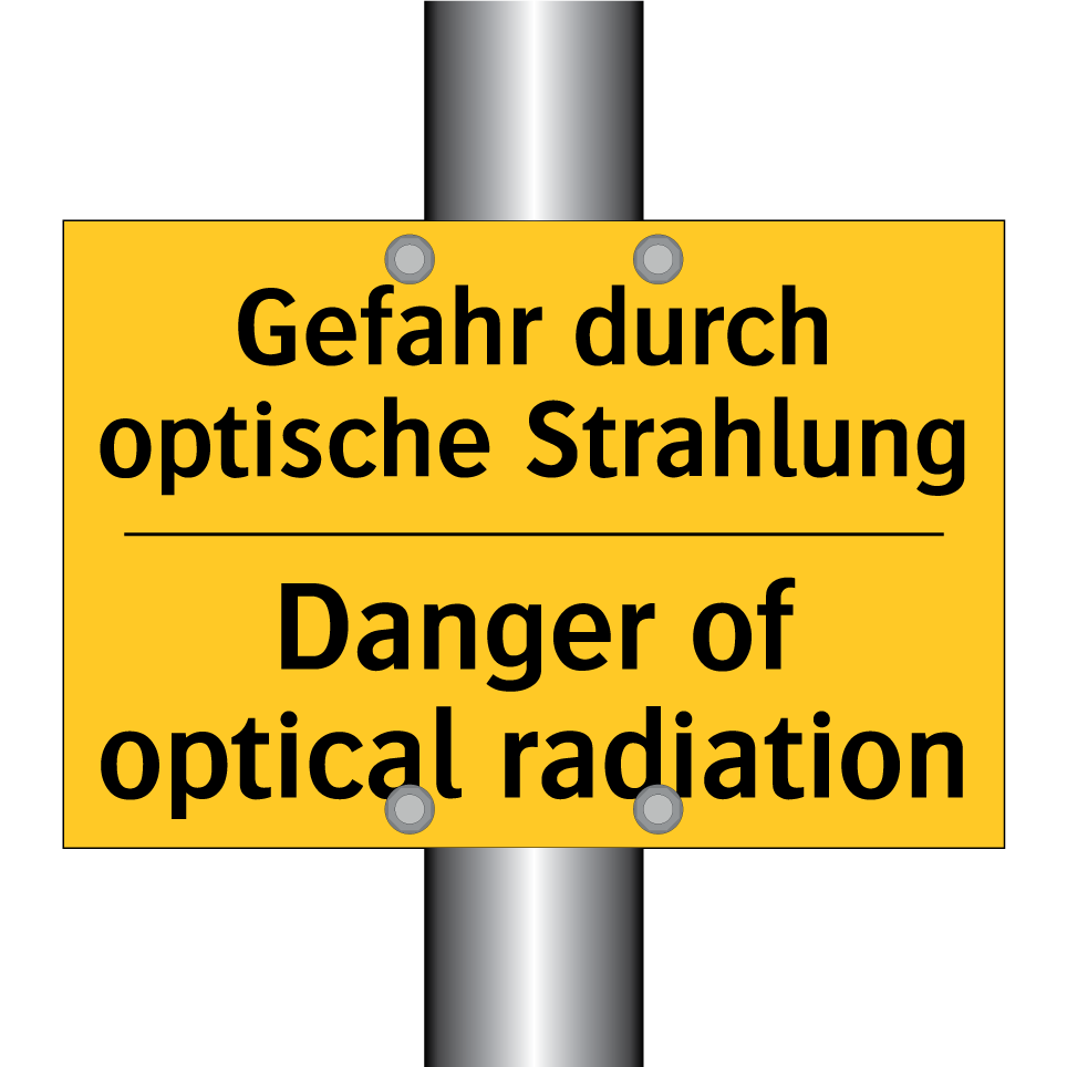 Gefahr durch optische Strahlung/.../ - Danger of optical radiation